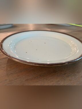 Dansk "Brown Mist" 7" Bread & Butter Plate By Niels Refsgaard 1970s MCM